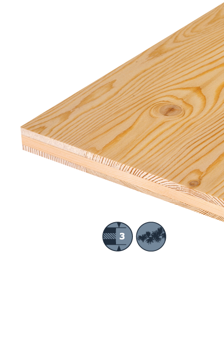 3 plis Mélèze (arc alpin) AB/B